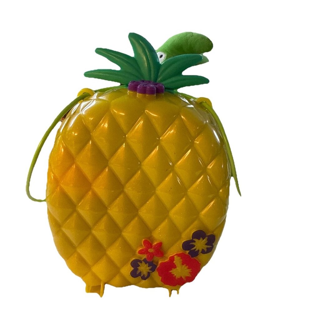 Mattel Polly Pocket Tropicool Pineapple Wearable Purse Compact 2020 - Picture 6 of 10